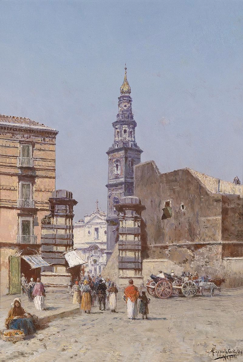  25-Francesco Coppola Castaldo-Veduta a Napoli 